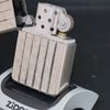 Bật Lửa Zippo Armor Mạ Bạc Vân Sọc Hiếm Gặp Năm 2010 ZQHU77