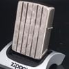 Bật Lửa Zippo Armor Mạ Bạc Vân Sọc Hiếm Gặp Năm 2010 ZQHU77