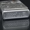 Bật Lửa Zippo Đồng Khối Mạ Chrome Emblem Chủ Đề Vùng Chiến Sự Bản Xuất Châu Âu Rất Hiếm Chính Hãng Đời XVI La Mã Năm 2000 ZL463