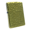 Bật Lửa Zippo Đồng Khối Mạ Titanium Vân Gõ Búa 1 Mặt Hiếm Gặp Chính Hãng Đời XIII La Mã Năm 1997 ZL468