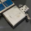 Bật Lửa Zippo Armor Mạ Bạc Men Xanh Vân Đá Rất Hiếm Năm 2005 ZQHU82