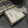 Bật Lửa Zippo Armor Mạ Bạc Vân Sọc Men Tím Vân Đá Rất Hiếm Năm 2004 ZQHU83