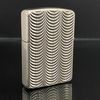 Bật Lửa Zippo Armor Mạ Bạc Vân Sóng Men Đen Vân Đá Rất Hiếm Năm 2007 ZQHU84