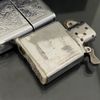 Bật Lửa Zippo Đồng Khối Mạ Chrome Venetian Marlboro Chính Hãng Bản Xuất Châu Âu Hiếm Gặp Đời XVI La Mã Năm 2000 ZL467