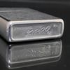 Bật Lửa Zippo Cổ Vỏ Đồng Mạ Chrome Phay Xước Ăn Mòn Phủ Sơn Design Bản Thư Chủ Tịch Hãng Đời 2 Vạch Thẳng Năm 1972 ZCU70