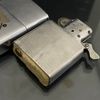 Bật Lửa Zippo Canada Cổ Đồng Khối Mạ Chrome Phay Xước Ăn Mòn Phủ Sơn Chính Hãng Mộc Đáy 3 Hàng Chữ Niagara Năm 1970s ZCU71