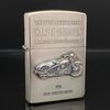 Bật Lửa Zippo Đồng Khối Mạ Bạc Emblem Chủ Đề Kỷ Niệm 95th Moto Harley Davidson Đắp Nổi Chính Hãng Rất Hiếm Đời XII La Mã Năm 1996 ZL469