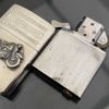 Bật Lửa Zippo Đồng Khối Mạ Bạc Emblem Chủ Đề Kỷ Niệm 95th Moto Harley Davidson Đắp Nổi Chính Hãng Rất Hiếm Đời XII La Mã Năm 1996 ZL469