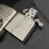 Bật Lửa Zippo Đồng Khối Mạ Bạc Emblem Chủ Đề Kỷ Niệm 95th Moto Harley Davidson Đắp Nổi Chính Hãng Rất Hiếm Đời XII La Mã Năm 1996 ZL469