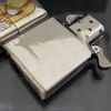 Bật Lửa Zippo Đồng Khối Mạ Bạc Phủ Sơn Chủ Đề Tattoo Chính Hãng Năm 2002 ZL473