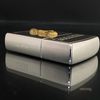 Bật Lửa Zippo Wold Cup Bản Limited Mạ Bạc Đắp Nổi Vàng 2 Mặt Năm 2005 ZL477