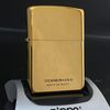 Bật Lửa Zippo Đồng Khối Phủ Titanium Gold Coating Năm 2019 ZL481