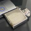 Bật Lửa Zippo Đồng Khối Mạ Chrome Phay Xước Chủ Đề Tầu Chiến Đời XIV La Mã Năm 1998 ZL485