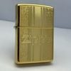 BẬT LỬA ZIPPO BRASS HOA VĂN KHẮC ĂN MÒN LOGO ZIPPO - Z206