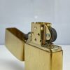 BẬT LỬA ZIPPO BRASS HOA VĂN KHẮC ĂN MÒN LOGO ZIPPO - Z206