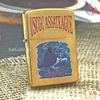 BẬT LỬA ZIPPO BRASS SƠN HẤP NHIỆT CHỦ ĐỀ TẦU Z31