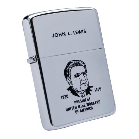 Bật Lửa Zippo Cổ Đồng Khối Mạ Chrome Bóng HP Khắc Ắn Mòn Phủ Sơn 2 Mặt Đời 6 Chấm Năm 1960 Cực Hiếm ZC167