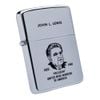 Bật Lửa Zippo Cổ Đồng Khối Mạ Chrome Bóng HP Khắc Ắn Mòn Phủ Sơn 2 Mặt Đời 6 Chấm Năm 1960 Cực Hiếm ZC167