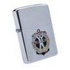 Bật Lửa Zippo Cổ Đồng Khối Mạ Chrome Phay Xước Khắc Ắn Mòn Phủ Sơn Chủ Đề Cực Hiếm, Đời 1 Chấm Năm 1965 ZC169