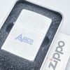 Bật Lửa Zippo Cổ Đồng Khối Mạ Chrome Phay Xước Khắc Ắn Mòn Phủ Sơn, Đời 4 Vạch Sắc Năm 1978 ZC171