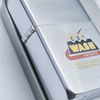 Bật Lửa Zippo Cổ Đồng Khối Mạ Chrome Phay Xước Khắc Ắn Mòn Phủ Sơn, Đời 5 Vạch Thẳng Năm 1969 ZC176