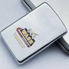 Bật Lửa Zippo Cổ Đồng Khối Mạ Chrome Phay Xước Khắc Ắn Mòn Phủ Sơn, Đời 5 Vạch Thẳng Năm 1969 ZC176
