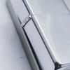 Bật Lửa Zippo Cổ Đồng Khối Mạ Chrome Phay Xước Trơn 2 Mặt, Đời 8 Vạch Thẳng Năm 1966 ZC177