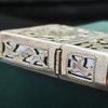 BẬT LỬA CỔ BỌC ÁO BẠC MEXICO NGUYÊN KHỐI STERLING 925 lÀM THỦ CÔNG CỰC HIẾM GẶP SX THẬP NIÊN 1950S BK32