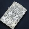 BẬT LỬA CỔ BẠC PERU NGUYÊN KHỐI STERLING 925 HỌA TIẾT CỔ, LÀM THỦ CÔNG CỰC HIẾM GẶP SX THẬP NIÊN 1950S BK31