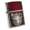 Bật Lửa Zippo Mạ Bạc Emblem Marlboro Rất Hiếm Giá Trị Sưu Tầm Cao Năm 2001 ZQHU73