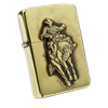 Bật Lửa Zippo Đồng Khối Emblem Marlboro Rất Hiếm Giá Trị Sưu Tầm Cao Đời XV La Mã Đã Qua Sử Dụng Năm 1999 ZQHU81