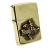 Bật Lửa Zippo Đồng Khối Emblem Marlboro Rất Hiếm Giá Trị Sưu Tầm Cao Đời 8 Vạch Huyền Năm 1982 ZQHU86