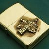 Bật Lửa Zippo Đồng Khối Emblem Marlboro Rất Hiếm Giá Trị Sưu Tầm Cao Đời 8 Vạch Huyền Năm 1982 ZQHU86