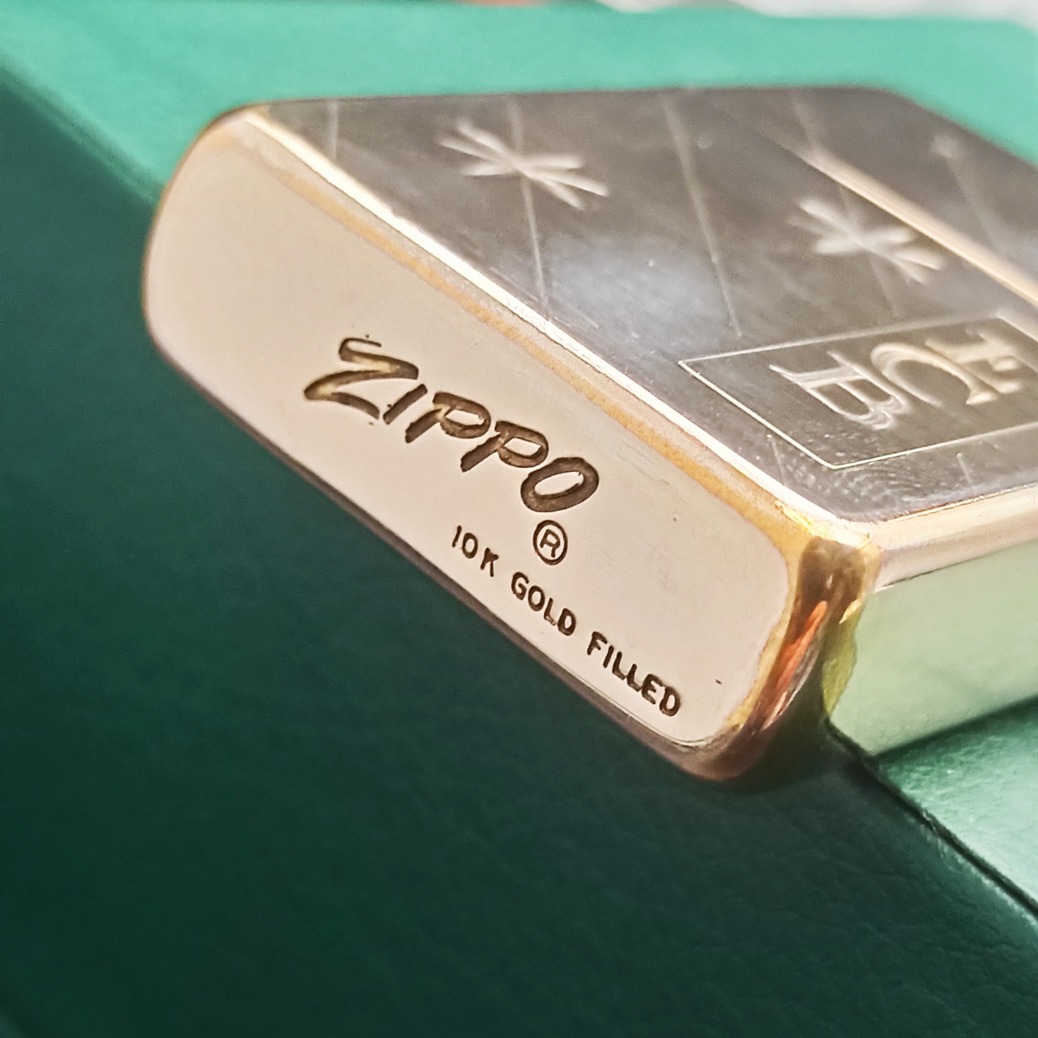 BẬT LỬA ZIPPO 10K GOLD FILLED , ZIPPO BỌC VÀNG DẦY NGUYÊN KHỐI ĐỜI