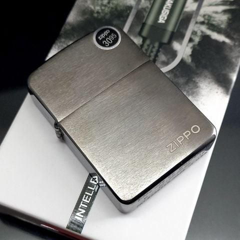 BẬT LỬA ZIPPO REPLICA 1941 CHROME XƯỚC BALCK ICE LOGO ZIPPO - Z214