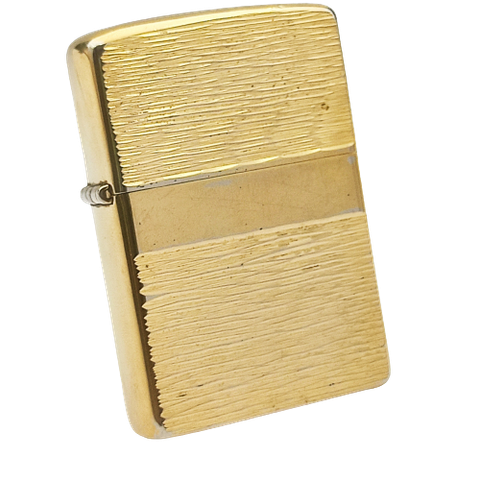 Bật Lửa Zippo Mạ Vàng Gold Plated Đời 5 Vạch Sắc Năm 1977 Rất Hiếm, Qua Sử Dụng ZQHU97