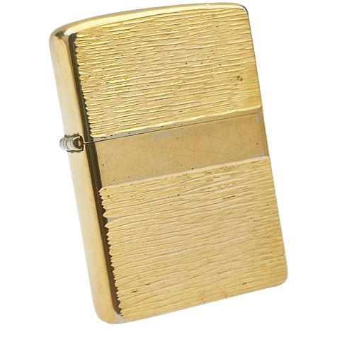 Bật Lửa Zippo Mạ Vàng Gold Plated Đời 5 Vạch Sắc Năm 1977 Rất Hiếm, Qua Sử Dụng ZQHU97