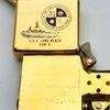 Bật Lửa Zippo Đồng Khối Solid Brass Chu Niên 1932 - 1987 Khắc Ăn Mòn Phủ Sơn Chủ Đề Tầu Chiến Nguyên Zin Chính Hãng Cực Hiếm ZQH105