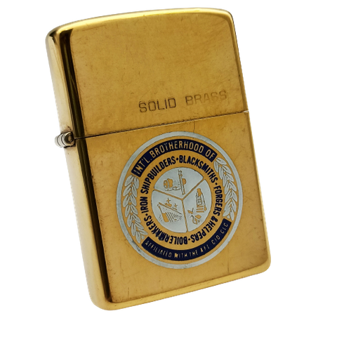 Bật Lửa Zippo Đồng Khối Solid Brass Chu Niên 1932 - 1984 Khắc Ăn Mòn Phủ Sơn Nguyên Zin Chính Hãng Cực Hiếm ZQH107