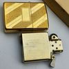 Bật Lửa Zippo Mạ Vàng Gold Plated Đời 2 Vạch Sắc Năm 1980 Rất Hiếm ZQH108
