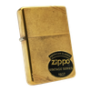 Bật Lửa Zippo Đồng Khối Vintage Chặt Góc Trơn Phay Xước 2 Mặt Năm 1987 Đời III La Mã ZQH110