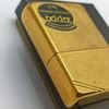 Bật Lửa Zippo Đồng Khối Vintage Chặt Góc Trơn Phay Xước 2 Mặt Năm 1987 Đời III La Mã ZQH110