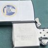 Bật Lửa Zippo Cổ Đồng Khối Mạ Chrome Phay Xước Khắc Ắn Mòn Phủ Sơn Nguyên Zin Chính Hãng, Đời 2 Vạch Thẳng Năm 1972 ZC182