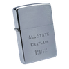 Bật Lửa Zippo Cổ Đồng Khối Mạ Chrome Phay Xước Khắc Chủ Đề Quân Sự Nguyên Zin Chính Hãng Cực Hiếm, Đời 5 Chấm Năm 1961 ZC184