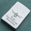 Bật Lửa Zippo Cổ Đồng Khối Mạ Chrome Phay Xước Khắc Ắn Mòn Phủ Sơn 2 Mặt Đầu Bò Texas Nguyên Zin Chính Hãng Limited 100 Chiếc Toàn Thế Giới Cực Hiếm, Đời 6 Vạch Sắc Năm 1976 ZC185