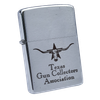 Bật Lửa Zippo Cổ Đồng Khối Mạ Chrome Phay Xước Khắc Ắn Mòn Phủ Sơn 2 Mặt Đầu Bò Texas Nguyên Zin Chính Hãng Limited 100 Chiếc Toàn Thế Giới Cực Hiếm, Đời 6 Vạch Sắc Năm 1976 ZC185