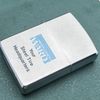 Bật Lửa Zippo Cổ Đồng Khối Mạ Chrome Phay Xước Khắc Ắn Mòn Phủ Sơn Nguyên Zin Chính Hãng, Đời 5 Vạch Sắc Năm 1977 ZC186