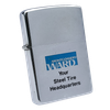 Bật Lửa Zippo Cổ Đồng Khối Mạ Chrome Phay Xước Khắc Ắn Mòn Phủ Sơn Nguyên Zin Chính Hãng, Đời 5 Vạch Sắc Năm 1977 ZC186