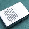 Bật Lửa Zippo Cổ Đồng Khối Mạ Chrome Phay Xước Khắc Ắn Mòn Phủ Sơn Tầu Chiến 2 Mặt Nguyên Zin Chính Hãng, Đời 8 Vạch Thẳng Năm 1966 ZC187