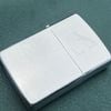 Bật Lửa Zippo Cổ Đồng Khối Mạ Chrome Phay Xước Khắc Ắn Mòn Nguyên Zin Chính Hãng, Đời 4 Vạch Sắc Năm 1978 ZC189